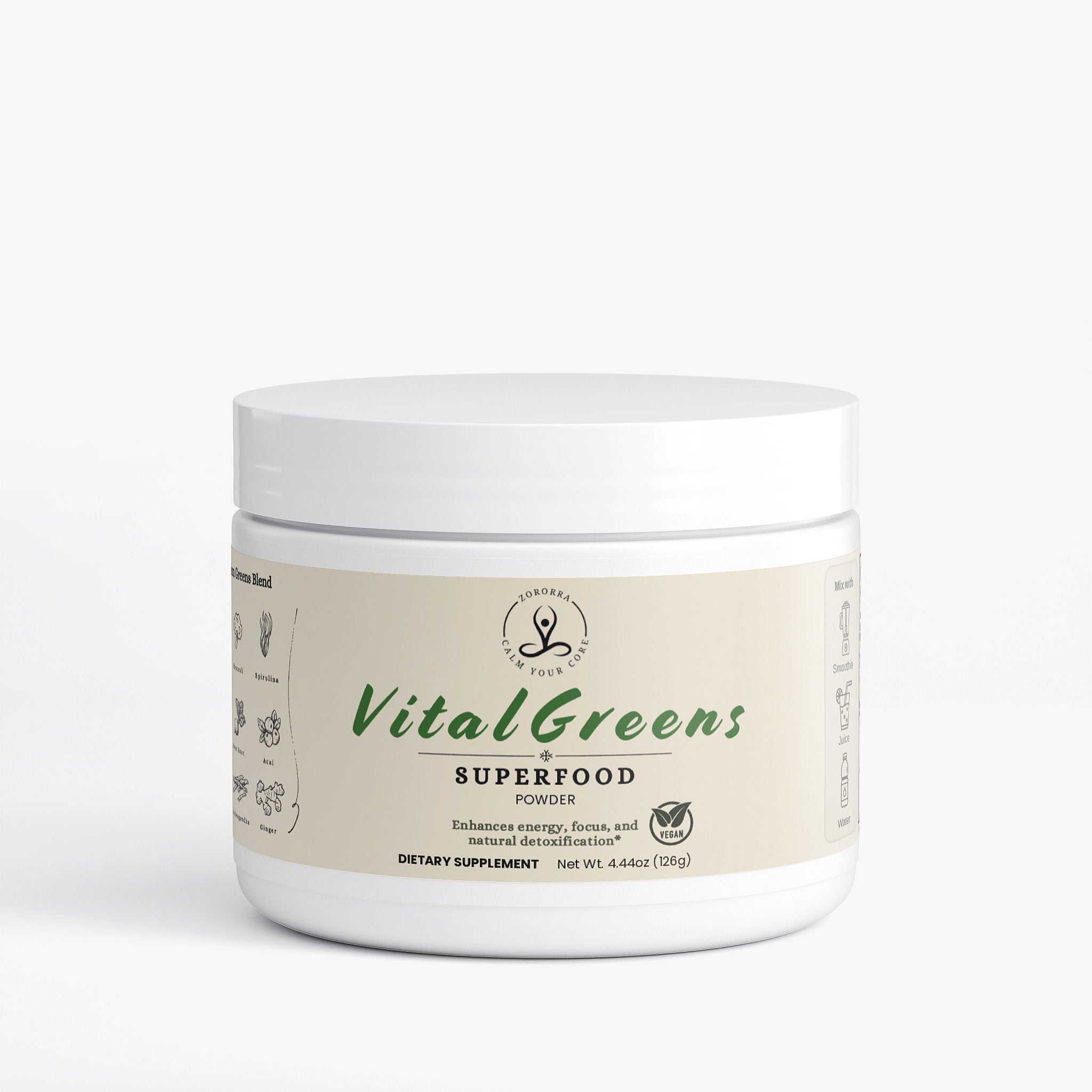VitalGreens Superfood Powder - Zororra