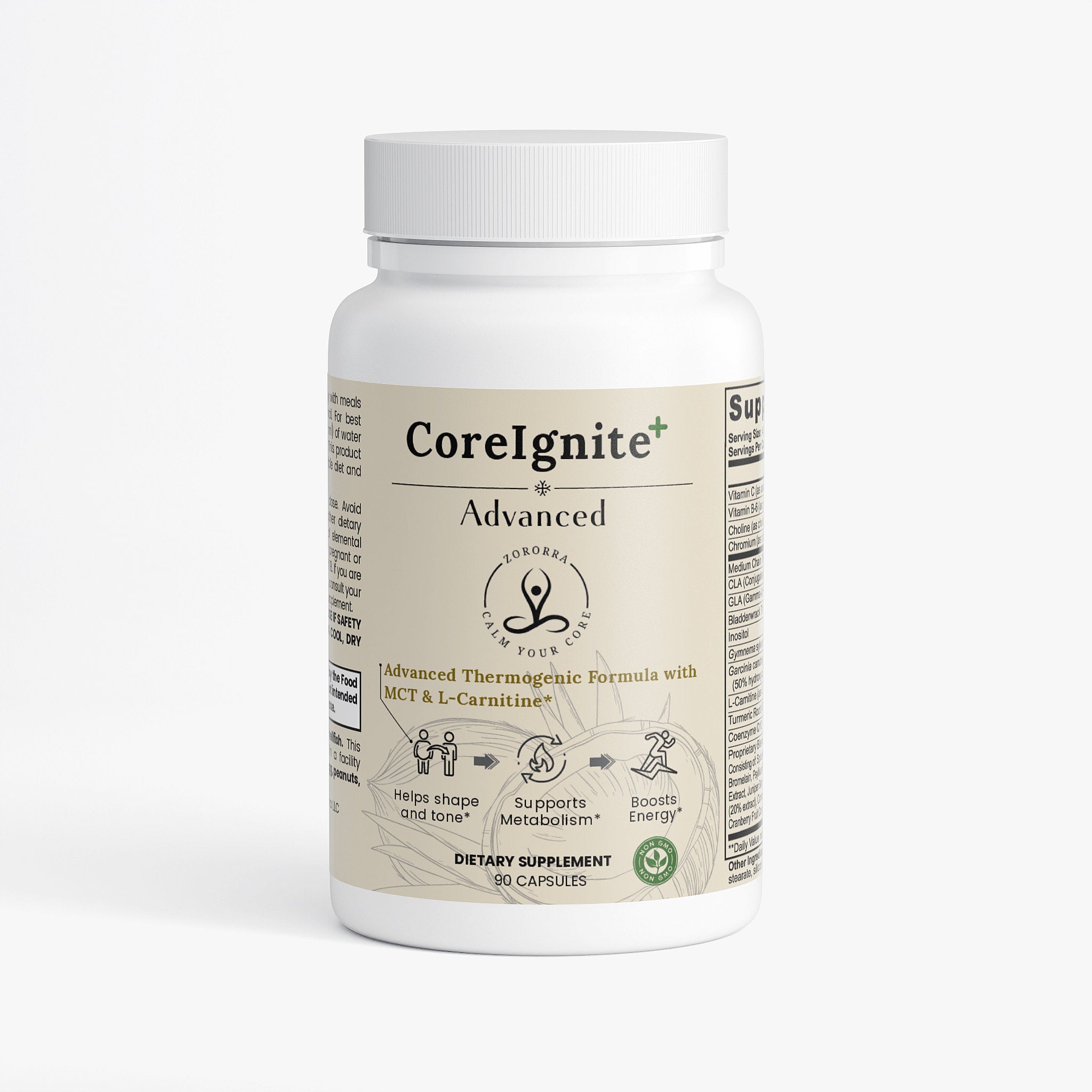 CoreIgnite+ Advanced – Premium Thermogenic for Clean Energy & Metabolic Support - Zororra