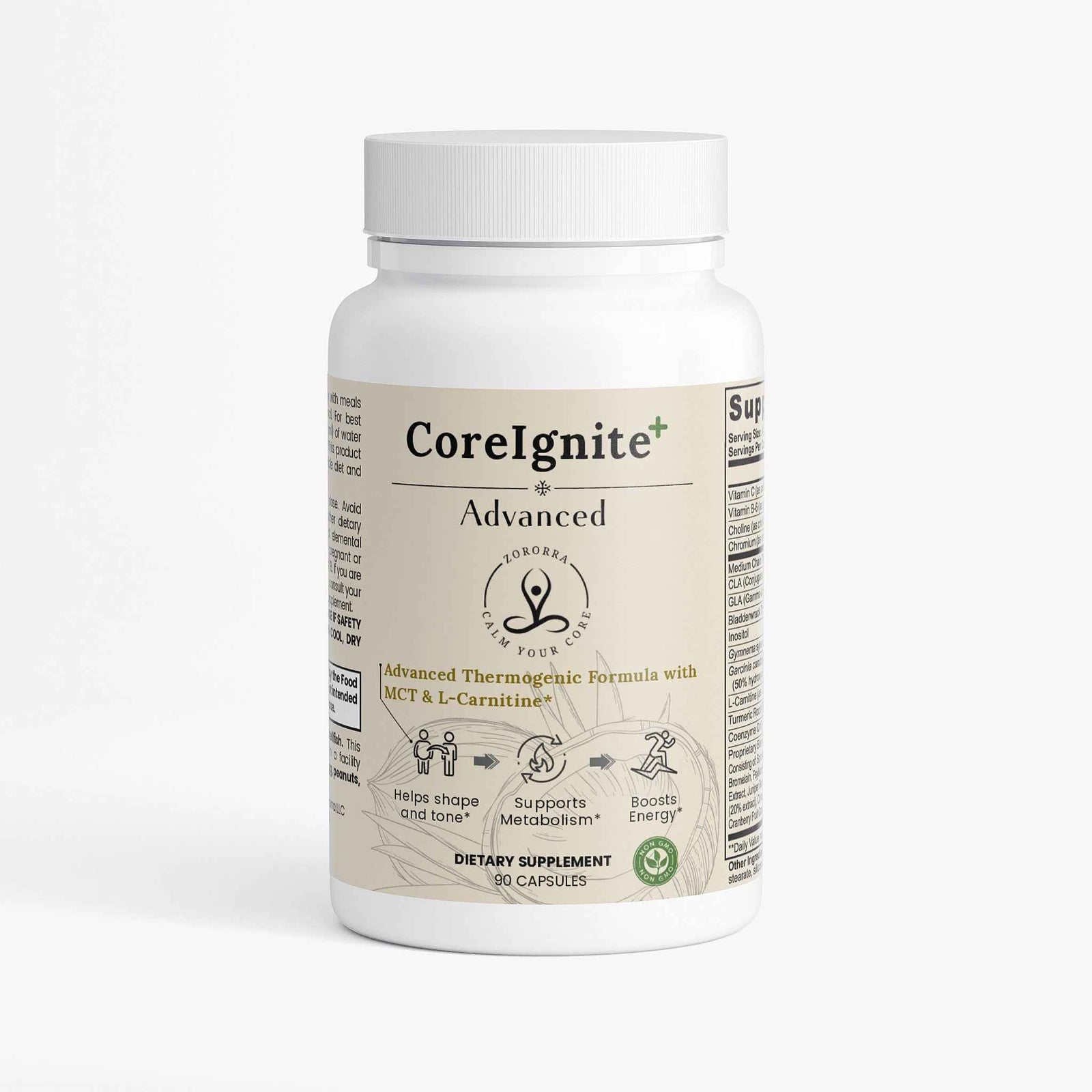 Premium Thermogenic Supplement Stack with MCTs