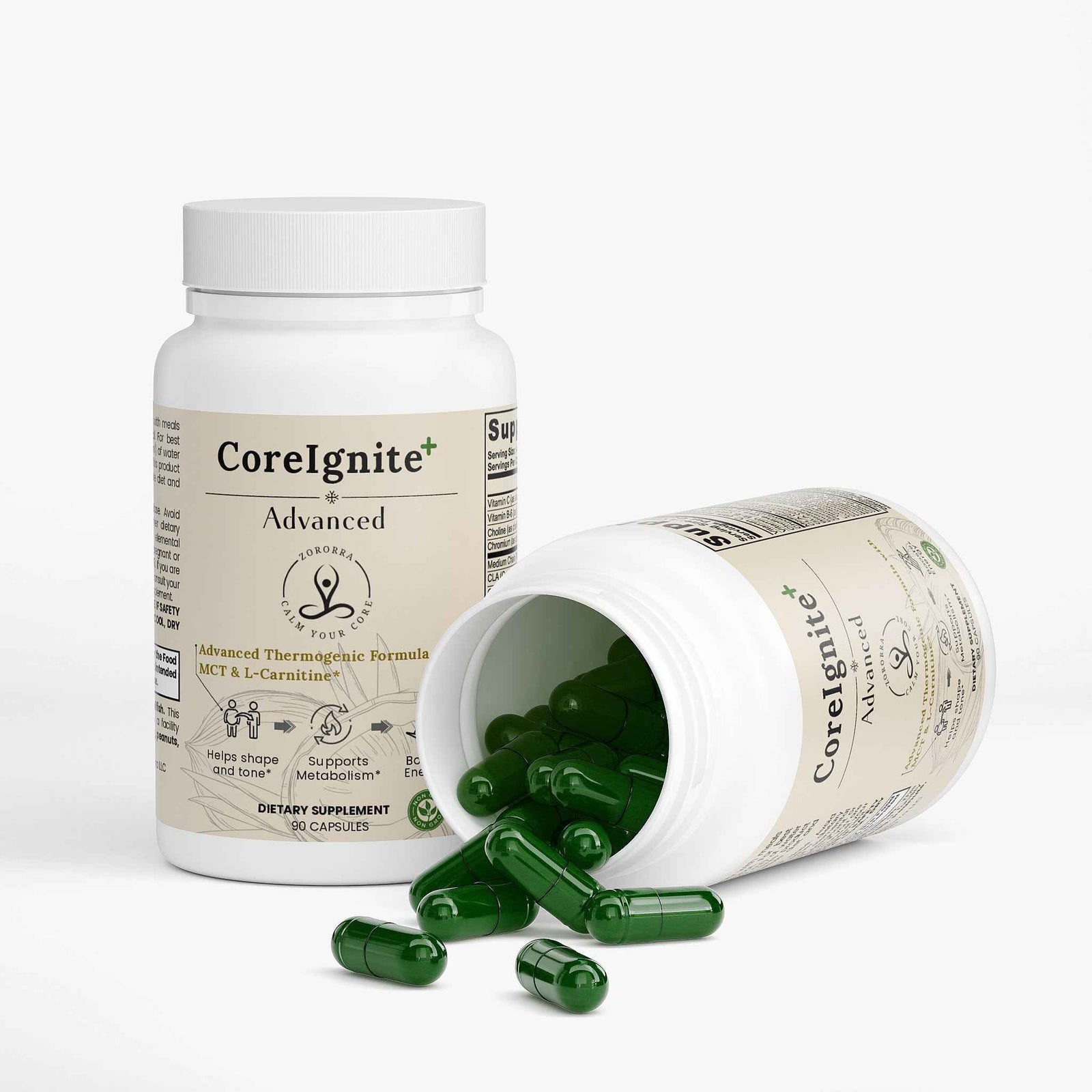 Premium Thermogenic Supplement Stack with MCTs