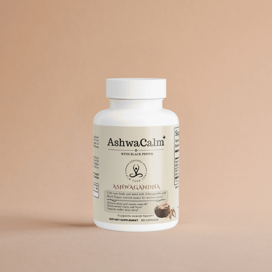 Feel Calm, Focused & Energized – Naturally with AshwaCalm+ - Zororra