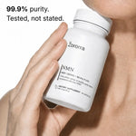 NMN card: 99.9% purity, tested not stated — the figure worth asking any NMN brand for