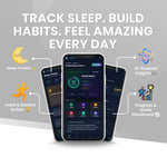 Zororra Sleep and Habit Tracker showing weekly summaries and trend charts